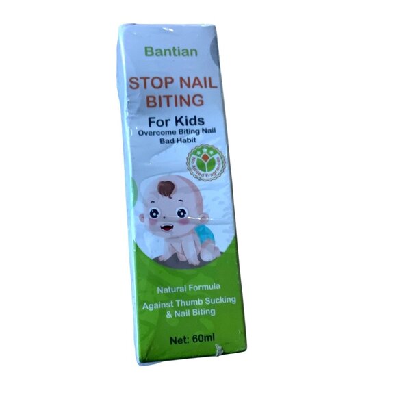 Bantian Stop Nail Biting Cream Kids Natural Formula Bitter Melon Aloe Rosemary - Picture 1 of 4